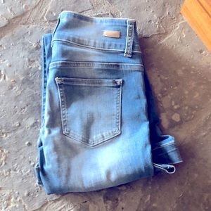 Light wash jeans